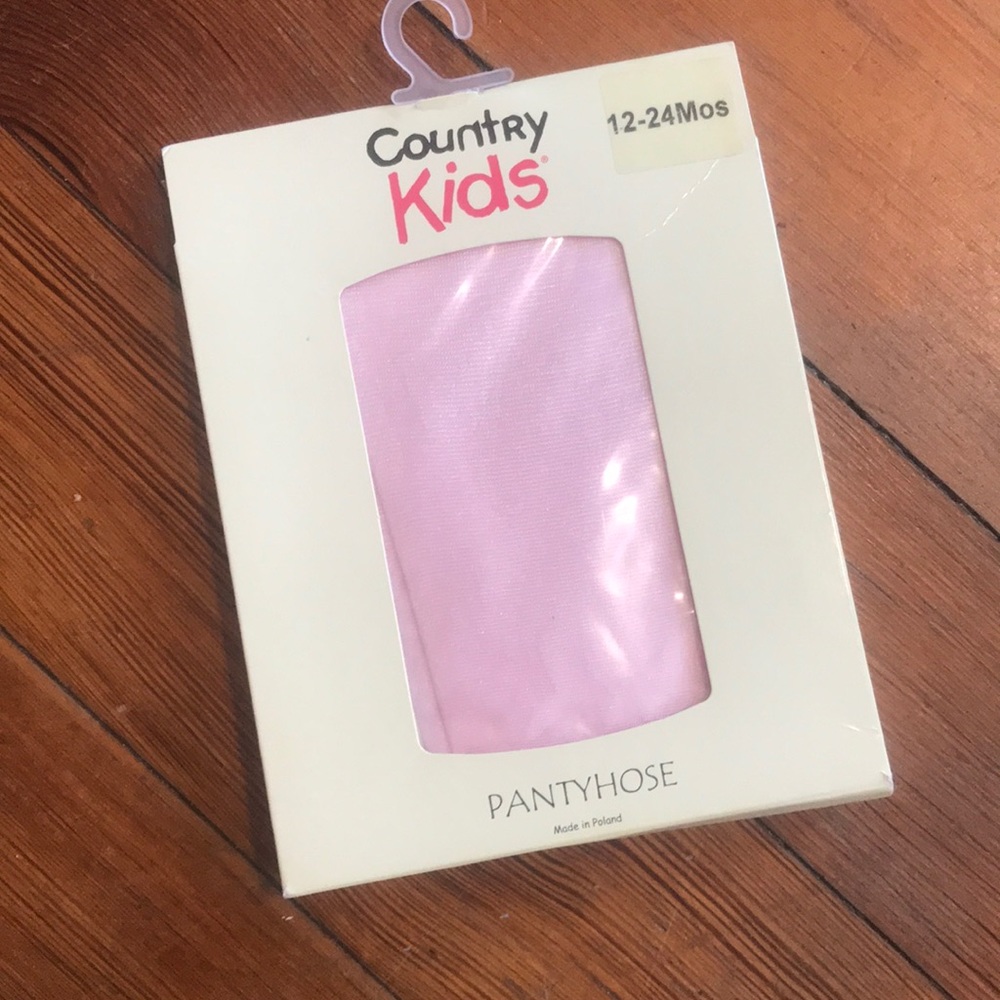 Pale pink toddler tights 🩰